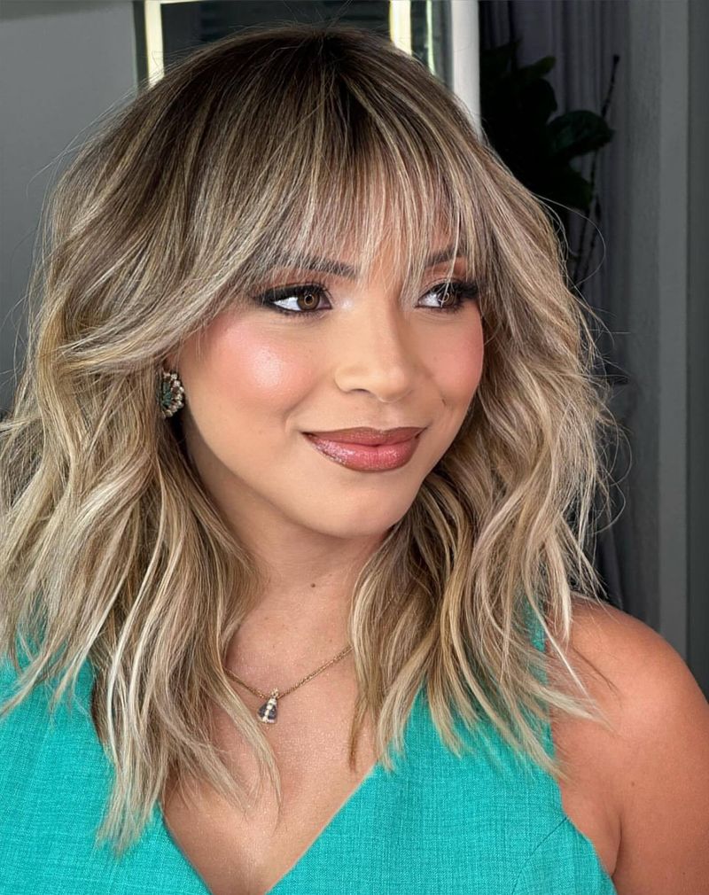 Layered Mid-Length with Balayage