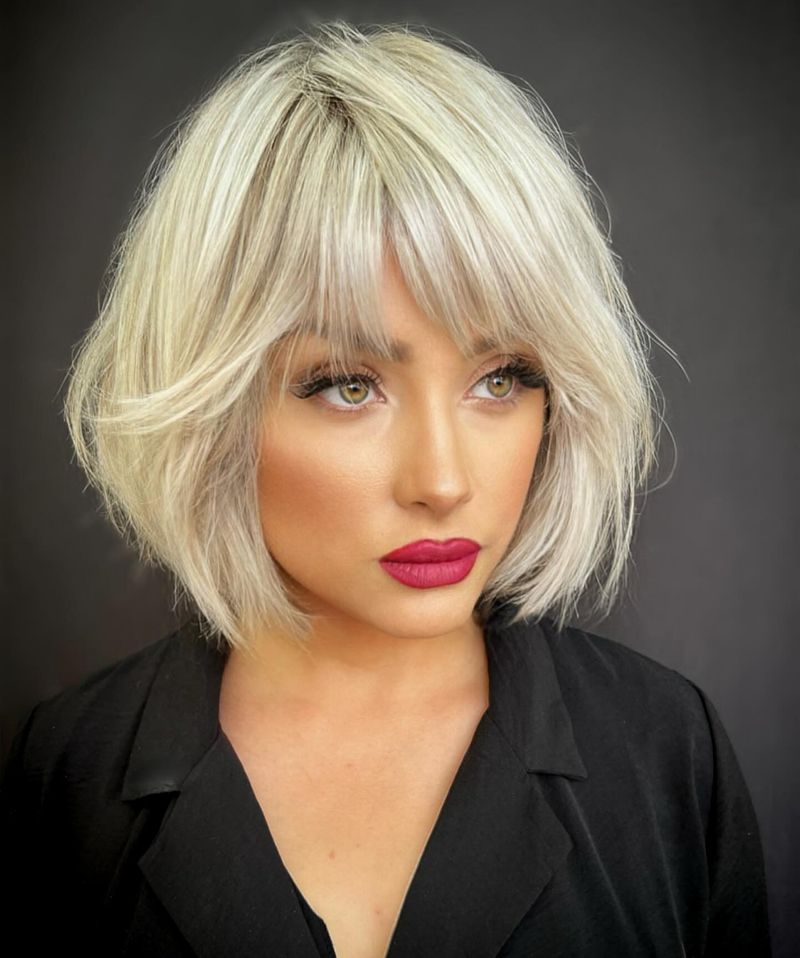 Classic Bob with Soft Fringe