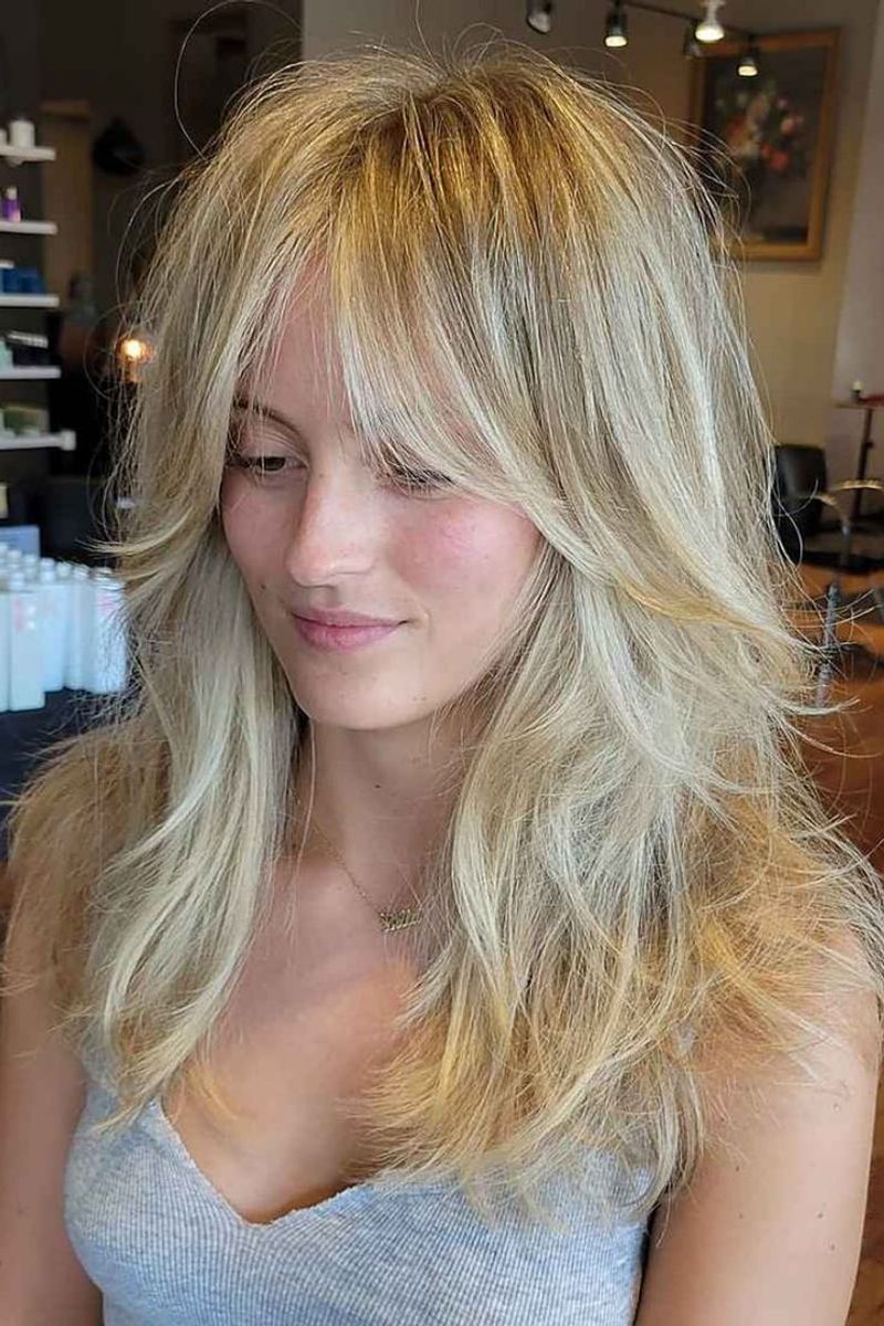 Wolf Cut with Soft Fringe