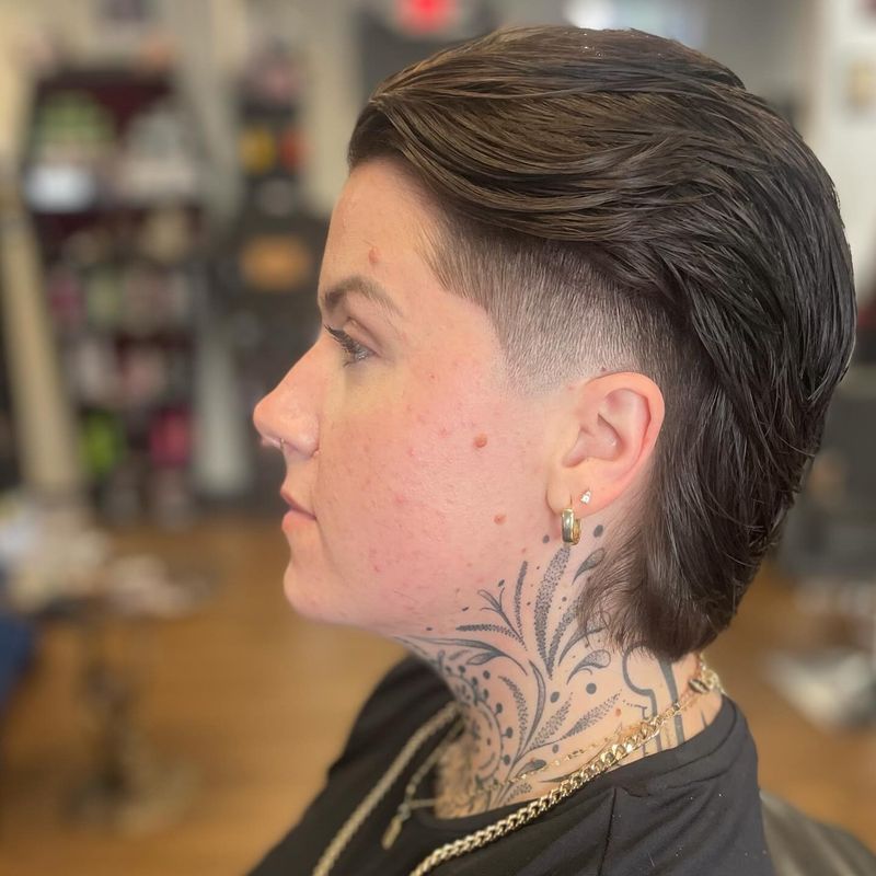 Slicked-Back Undercut