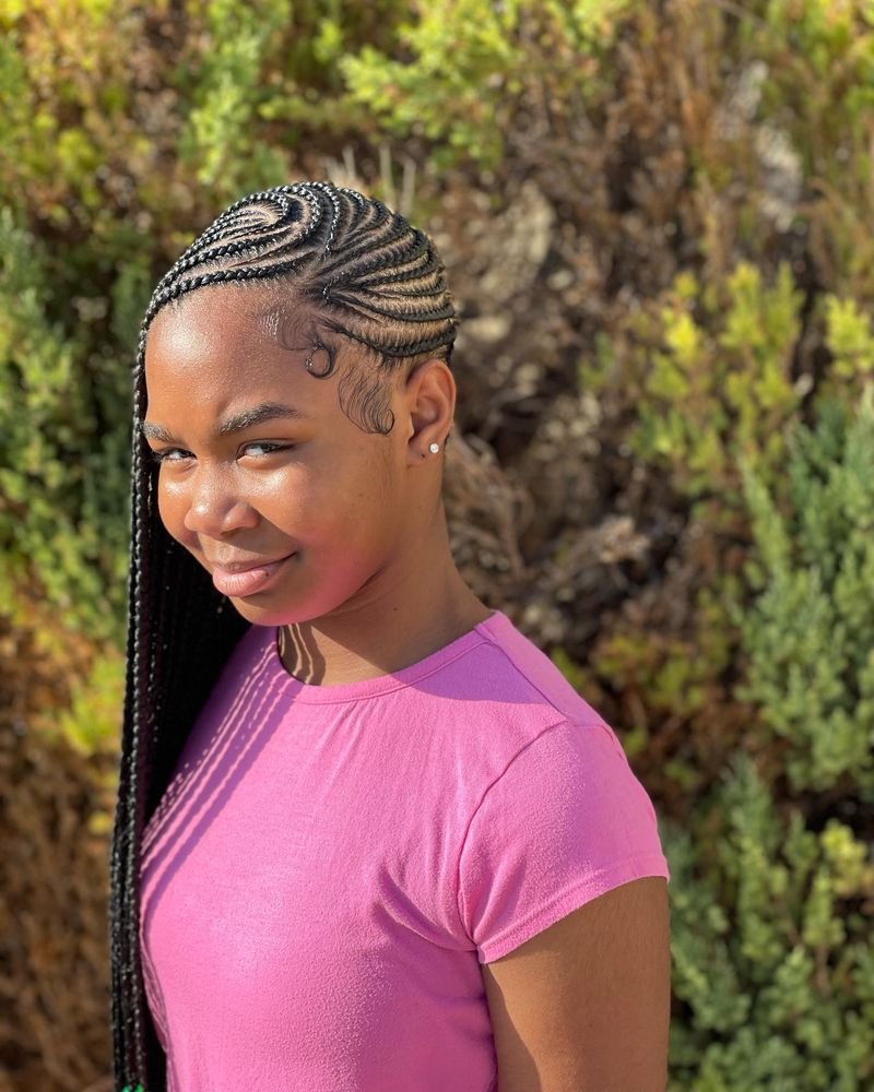 Lemonade Braids With Baby Hair