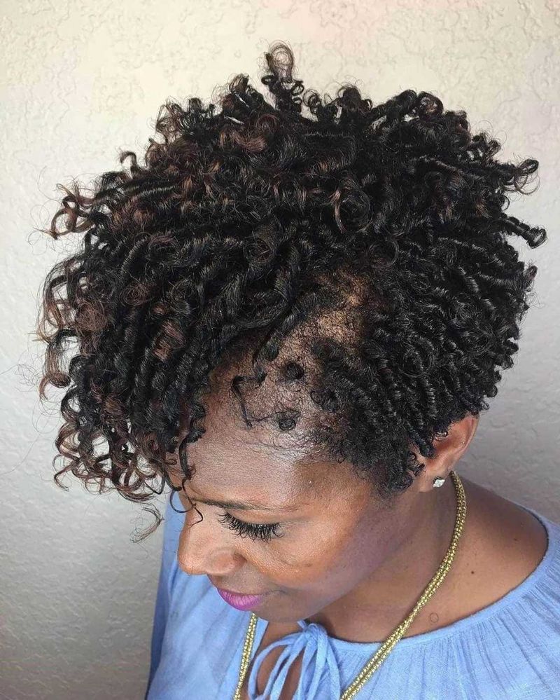 Tapered Natural with Defined Curls