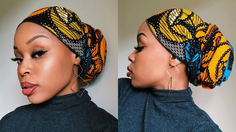 Wrapped Scarf Bun