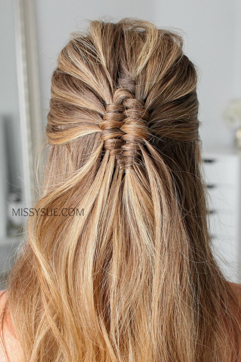 Woven Half Updo