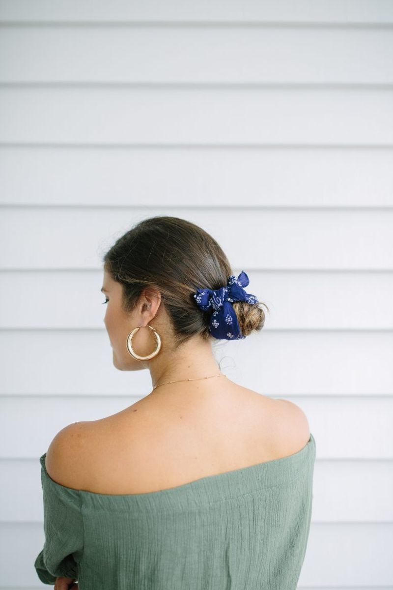 Scarf Wrap Updo