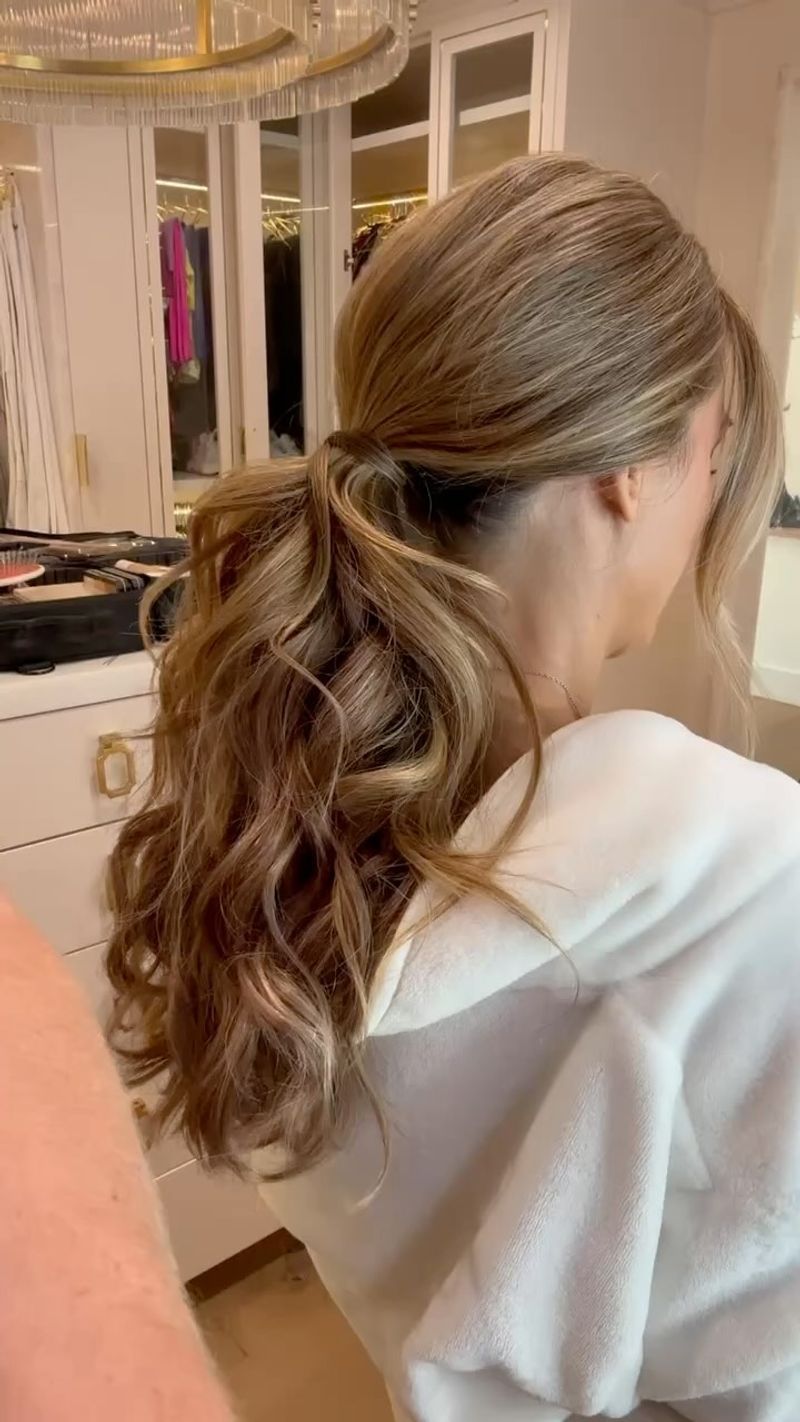 Low Textured Ponytail
