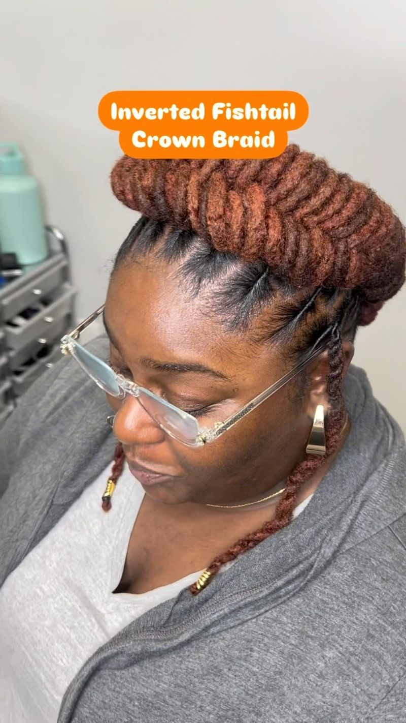Flat-Twisted Crown Braid