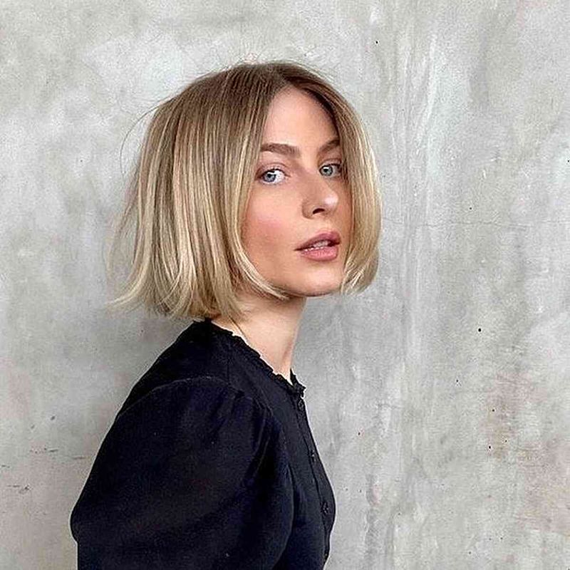 Italian Bob Grown Out