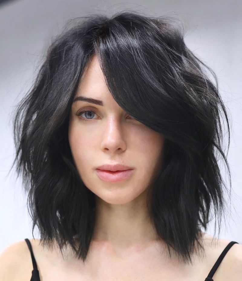 Choppy Collarbone-Length Bob
