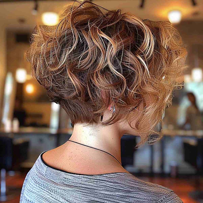 Jaw-Length Curly Bob