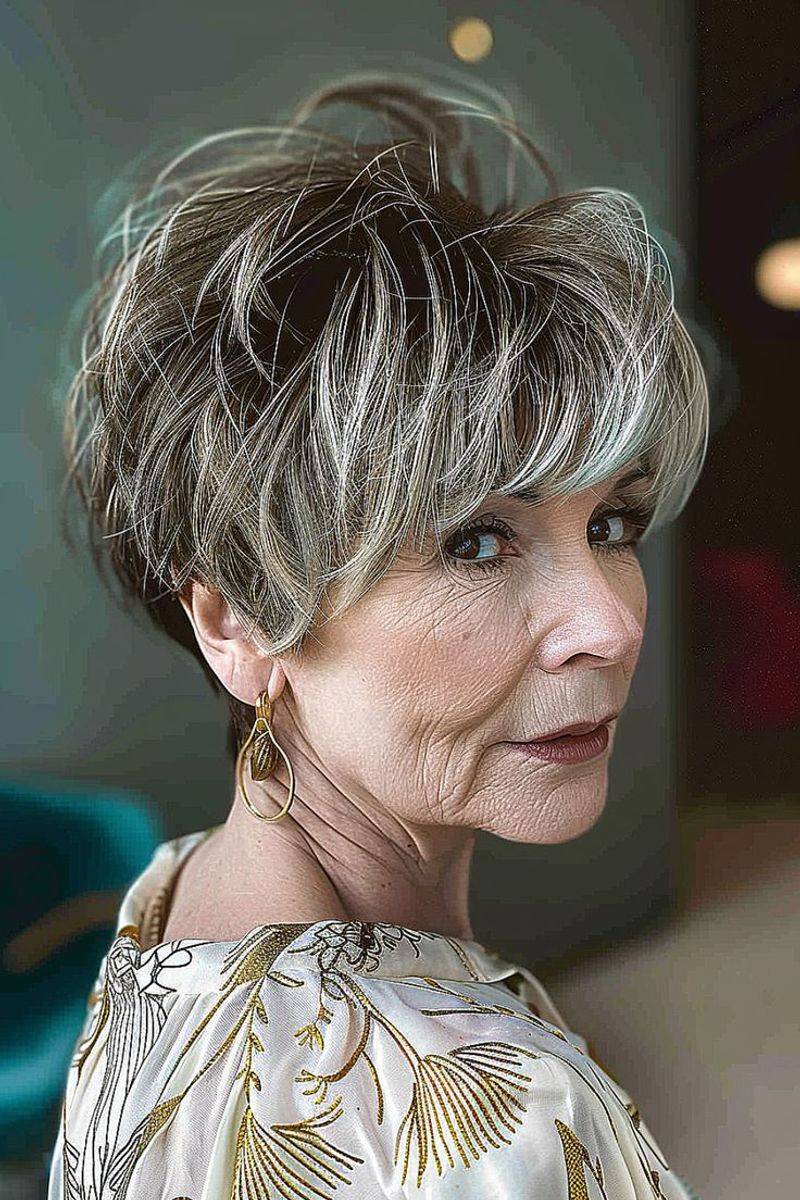 Soft Layered Pixie with Feathered Edges