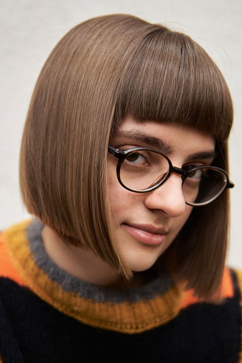 Blunt Bob with Bangs