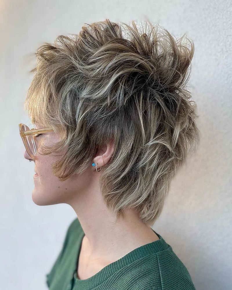 Feathered Pixie Shag