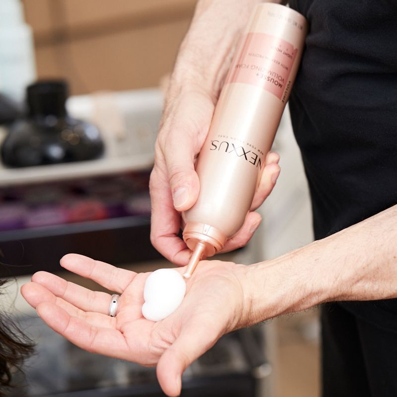 Applying Styling Products Incorrectly