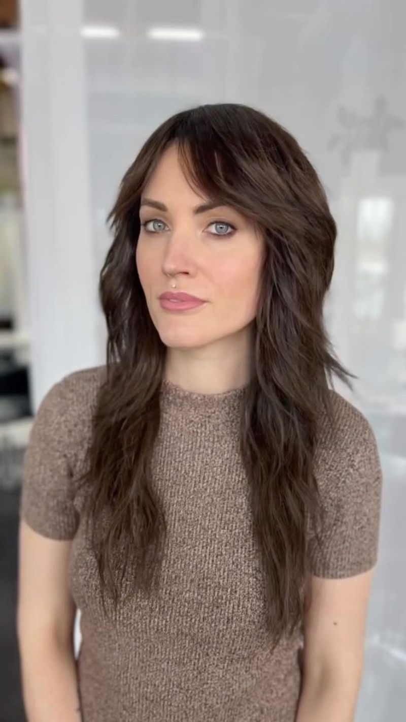 Shag with Heavy Bangs