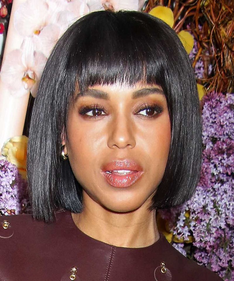 Kerry Washington's Sleek A-Line Bob
