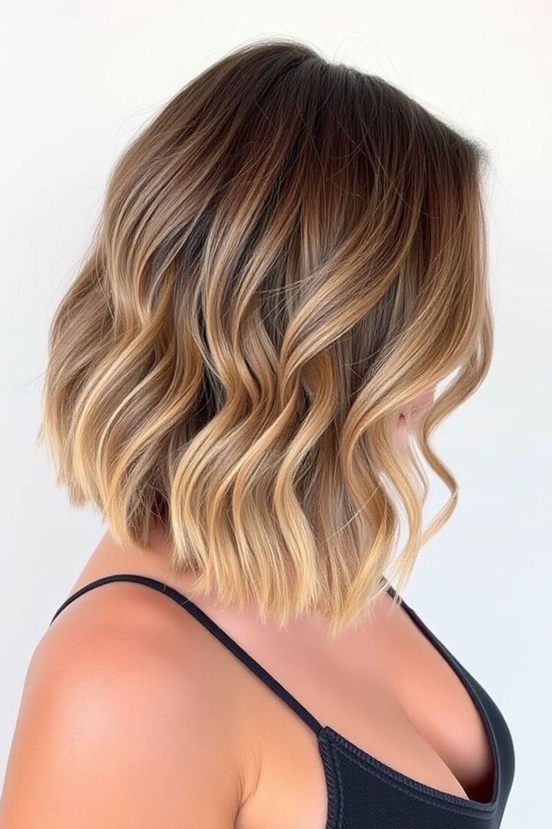 Wavy Lob with Root Volume