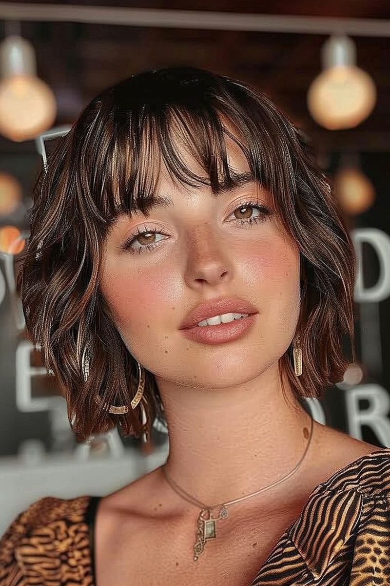 Relaxed Lob with Soft Fringe