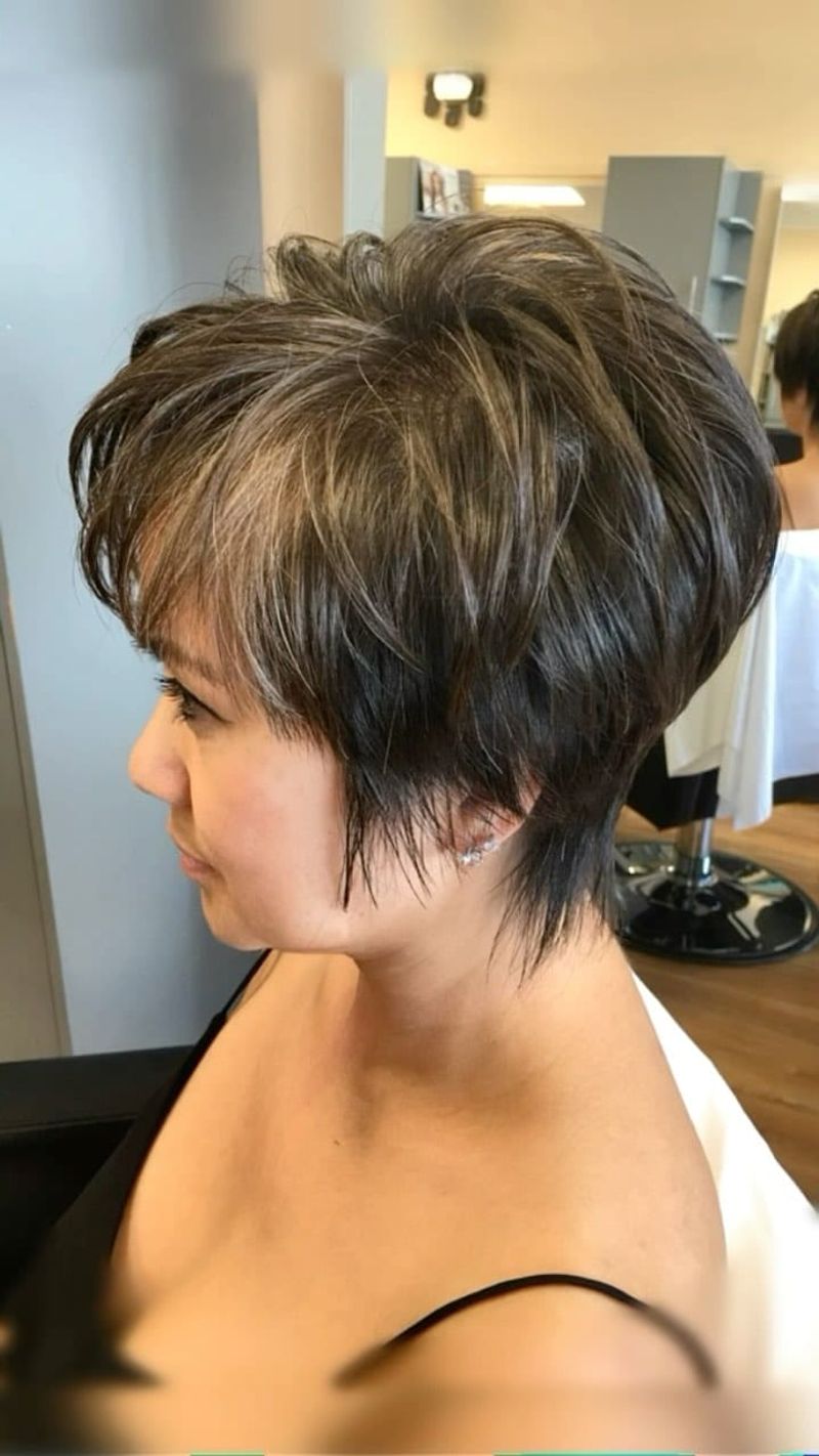 Tousled Textured Wedge