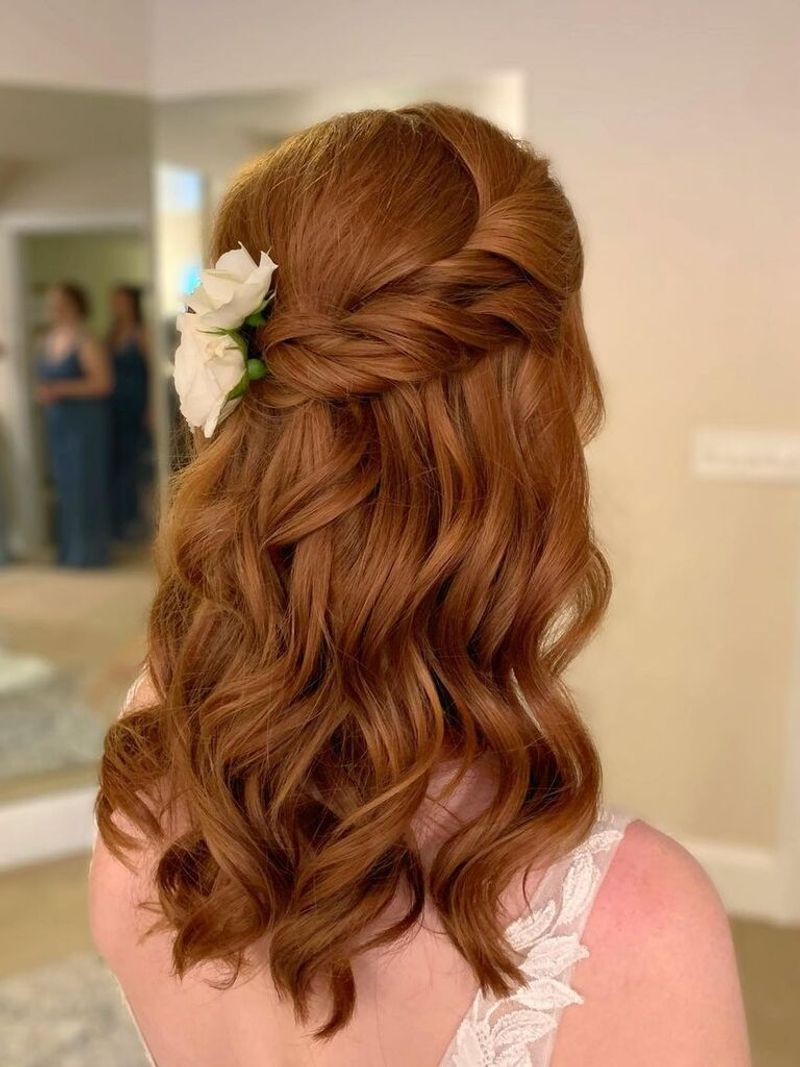 Half-Up Twisted Style