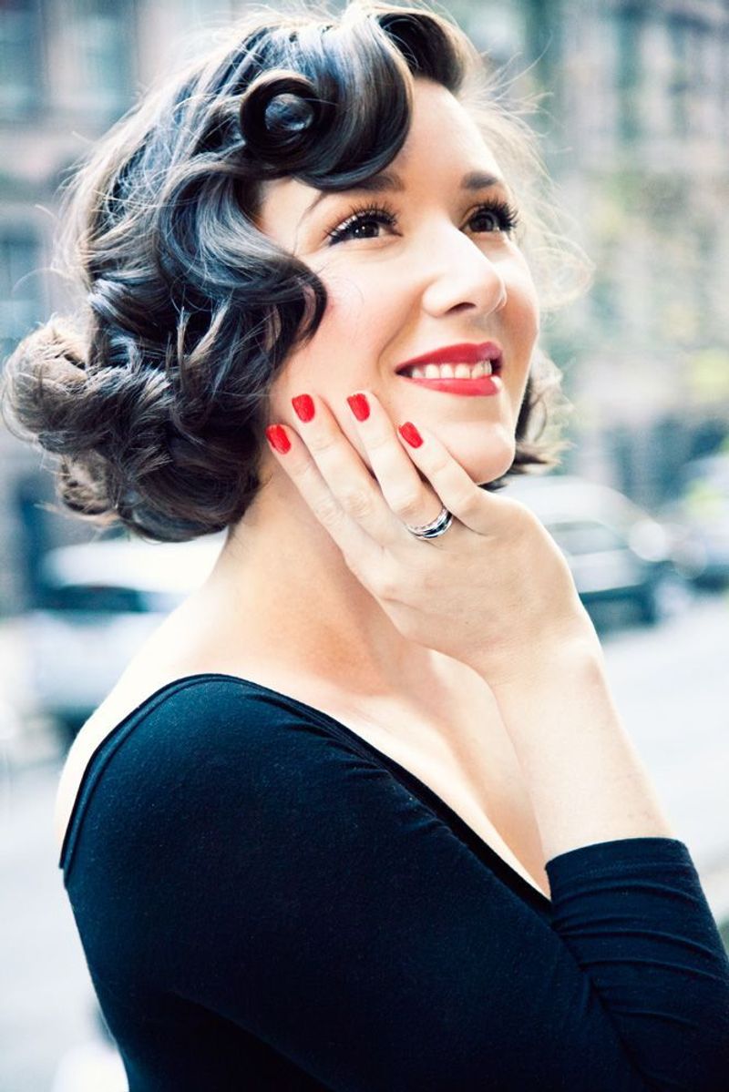 Vintage-Inspired Pin Curls