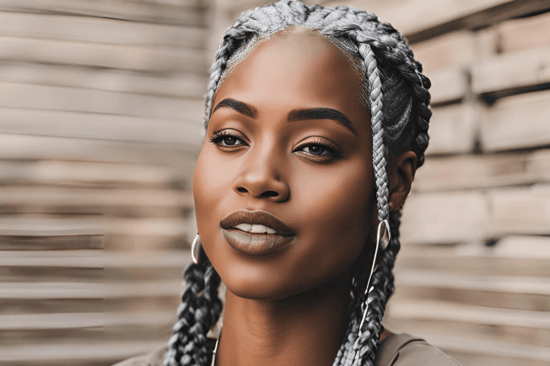 Braided Headband with Natural Texture