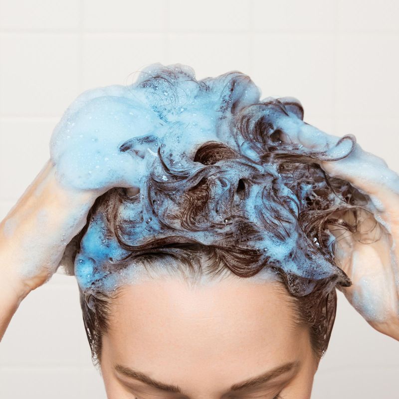 Blue-tinted Hair Products