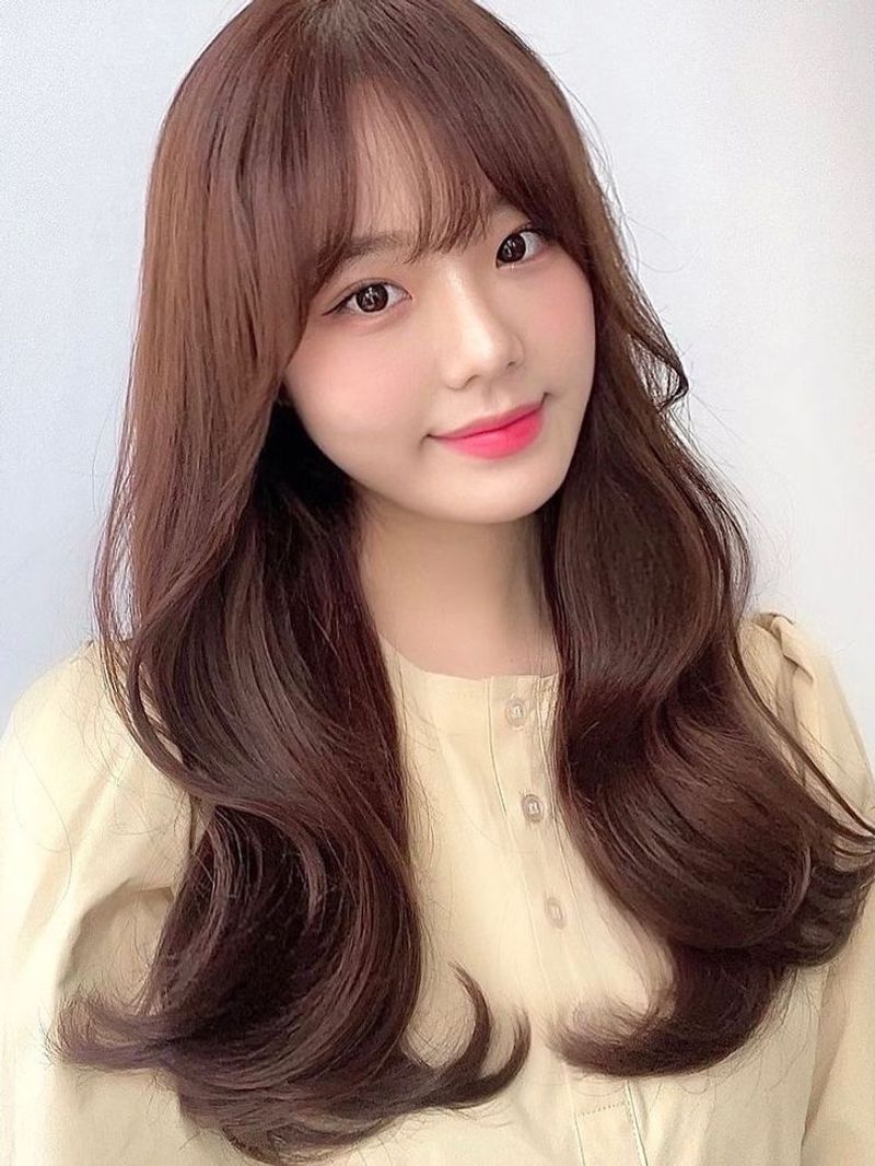 Korean-Inspired Air Bangs