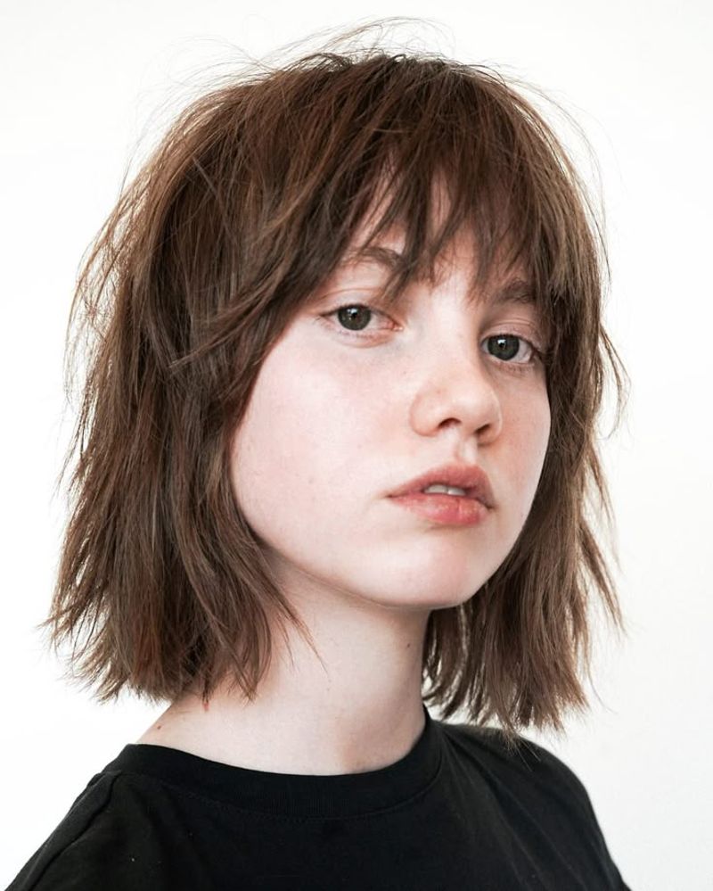 Razor-Cut Bob for Straight Hair