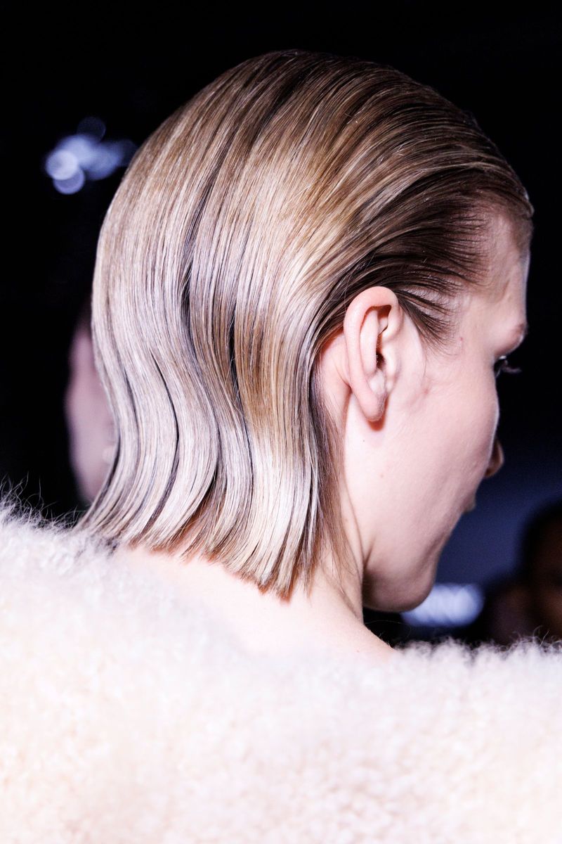 Slicked-Back Bob