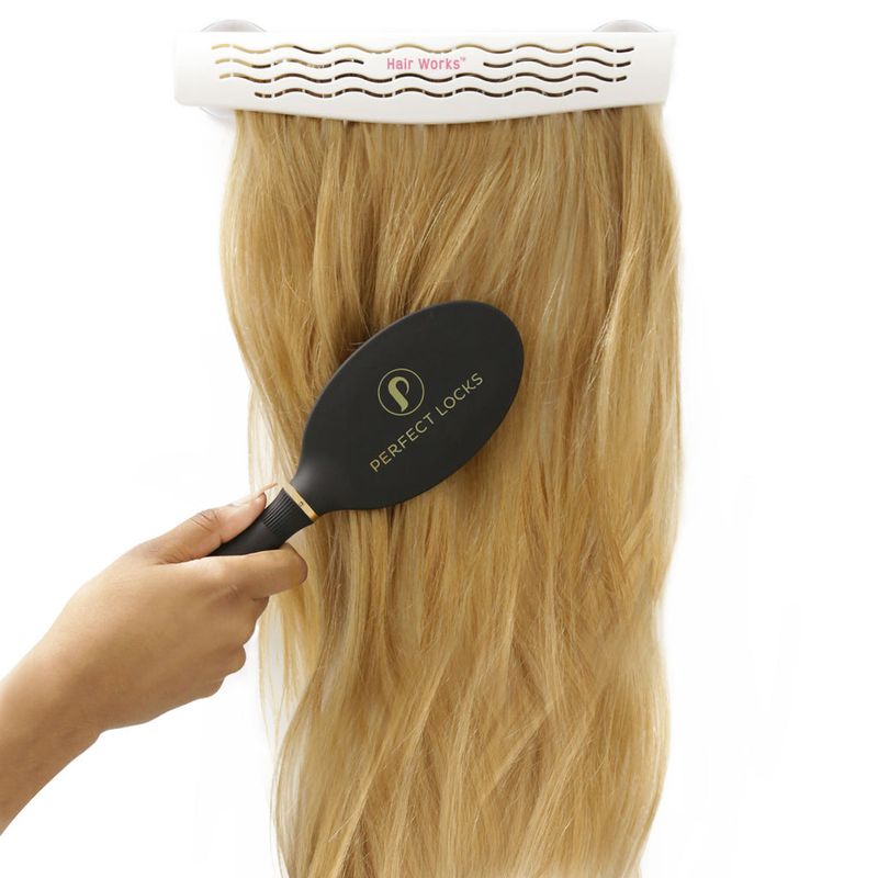 Should I brush extensions before washing?