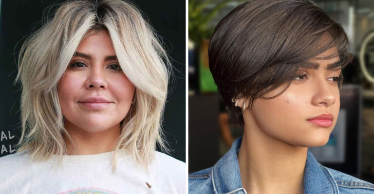 Why Women With Round Faces Keep Asking For These 16 Short Haircuts