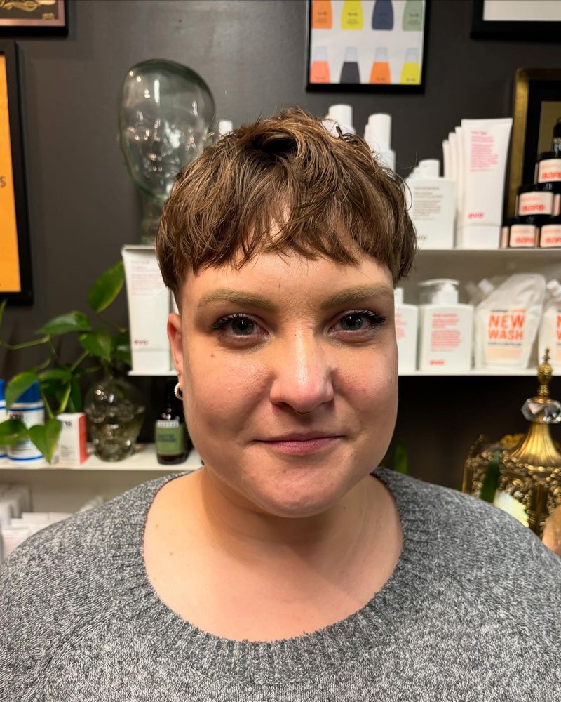 Textured Bowl Cut Reimagined