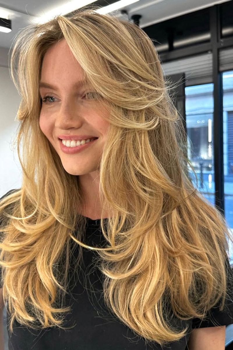 Feathered Mid-Length Cut