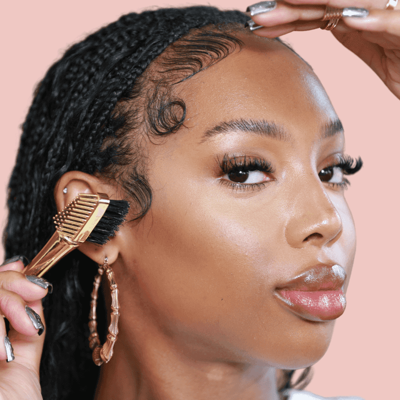 Edge Brush for Sleek Baby Hairs