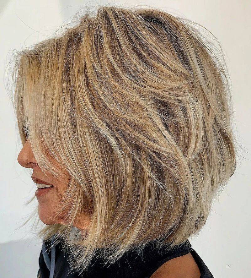 Textured Bob with Soft Layers