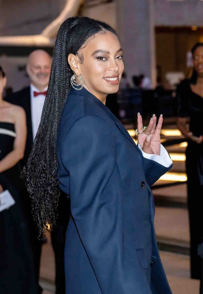Microbraids with Curled Ends