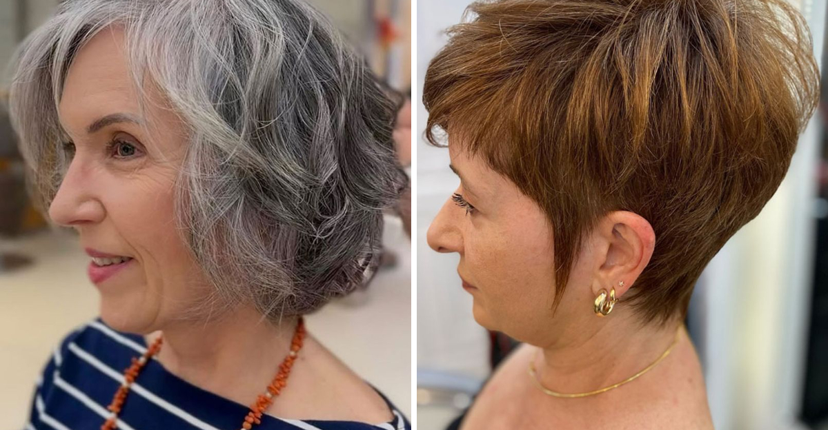 Thinning + Graying? These 17 Styles Make It A Non-Issue After 50