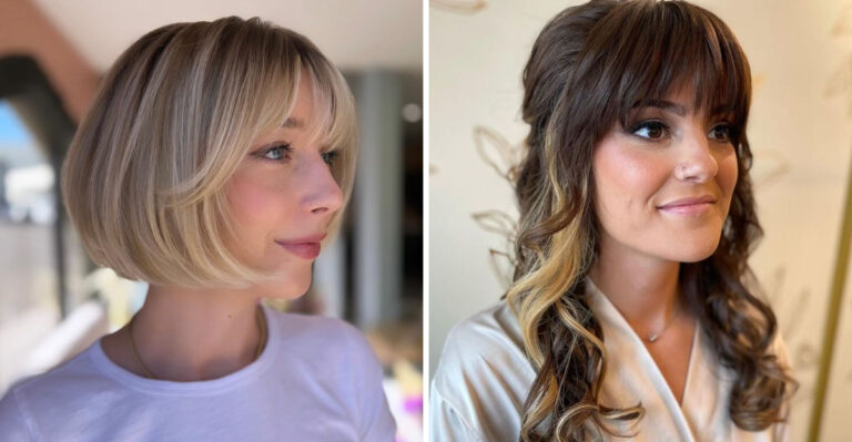 12 Cute And Easy Hairstyles With Bangs You’ll Love (Plus 6 That Might Just Start A Trend)