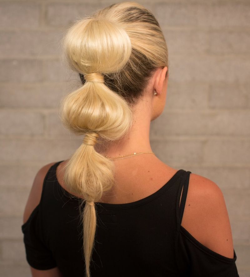 The Bubble Ponytail
