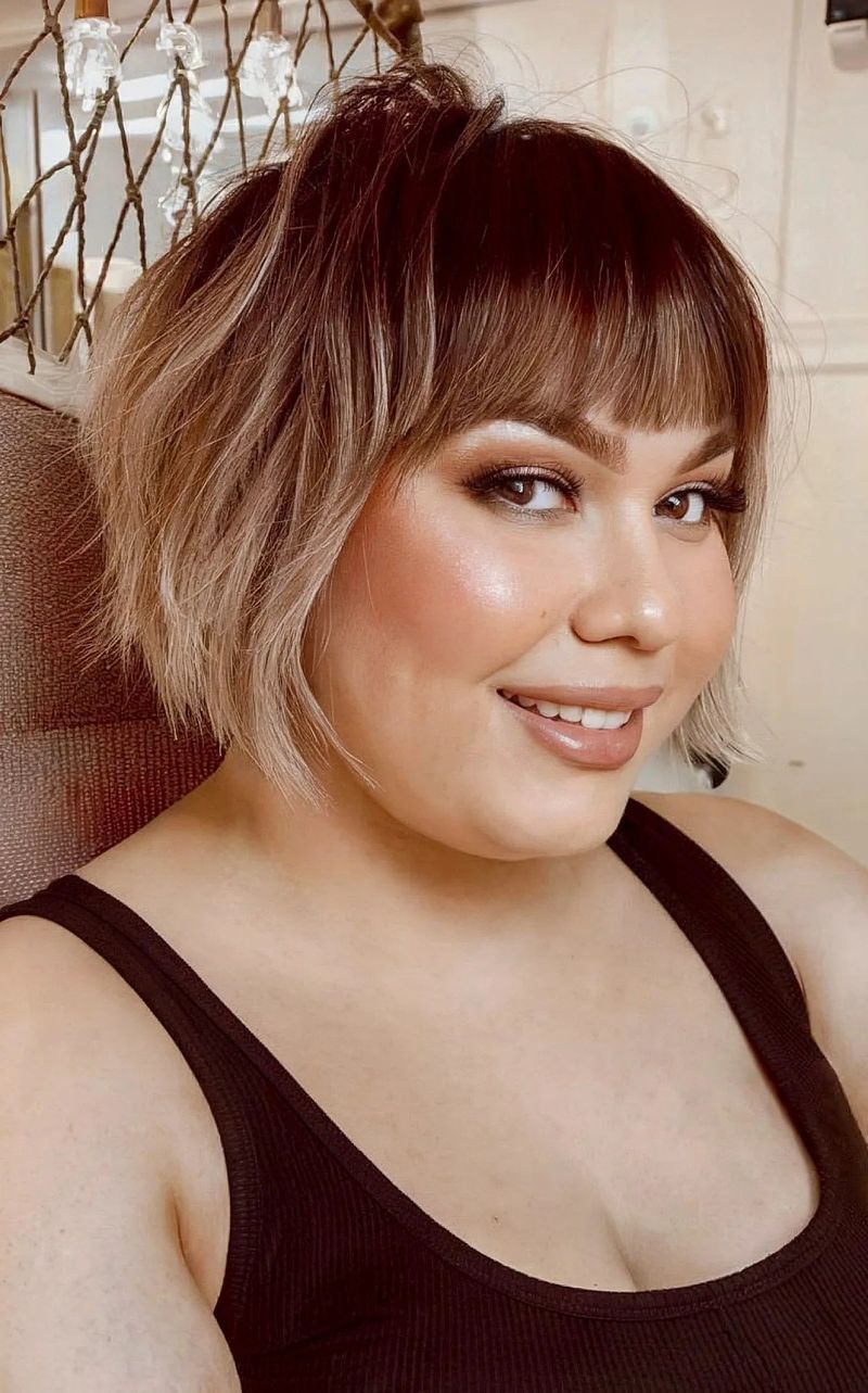 Classic A-Line Bob with Wispy Bangs