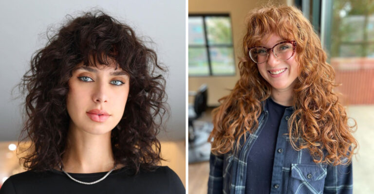 15 Best Bang Haircuts That Suit Curly Hair