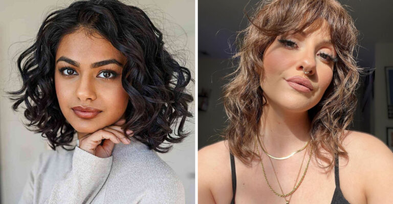 15 Bold Curly Bob Haircuts That Flatter Heart-Shaped Faces