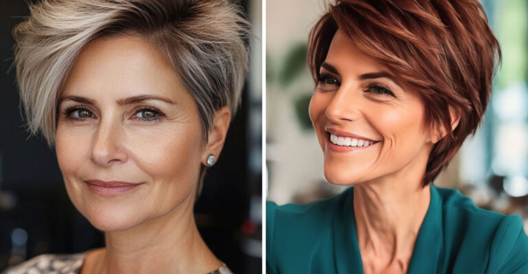 15 Chic and Easy-to-Wear Long Pixie Hairstyles for Women Over 50