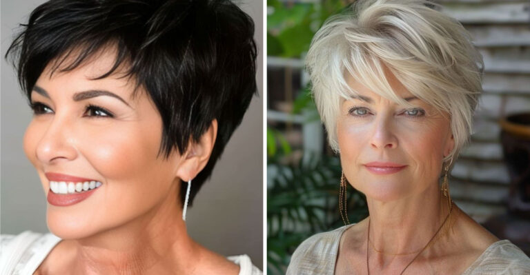 15 Classic “Shattered” Pixie Cuts That Are Perfect for 60 Year Old Ladies