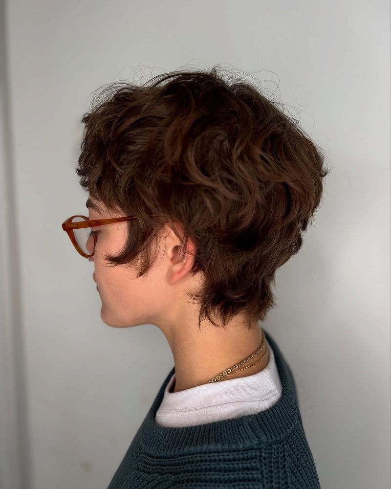 Voluminous Crown Pixie