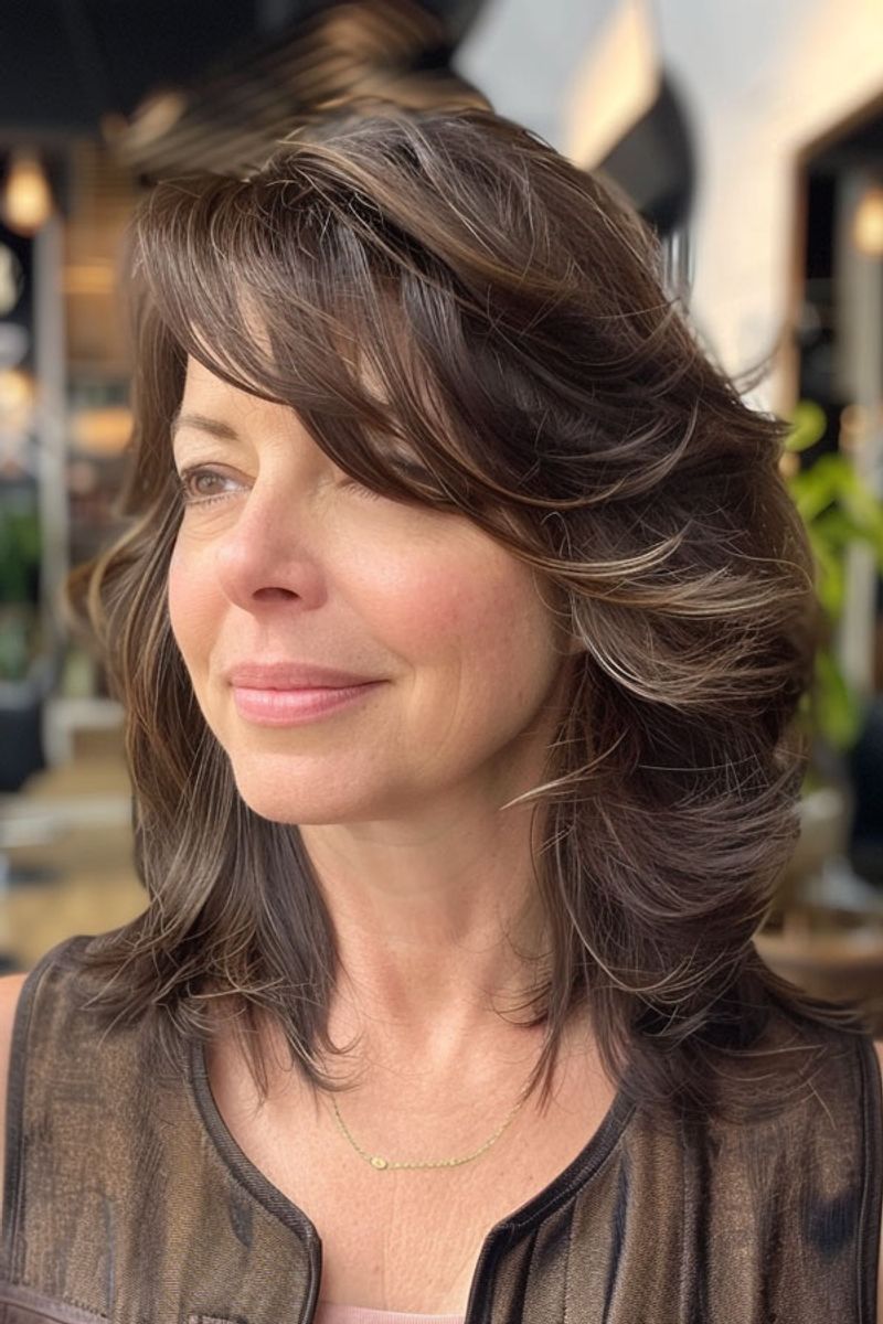 Soft Shoulder-Length Layers