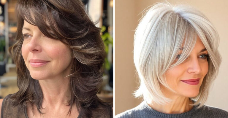 15 Layered Hairstyles That Enhance & Soften Mature Looks