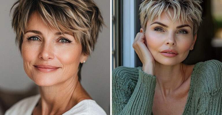 15 Low-Maintenance Tousled Pixie Cuts Ideal for Mature Women