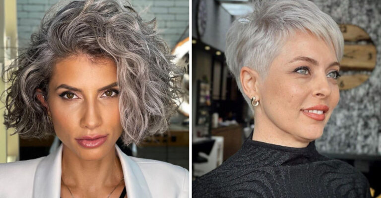15 Short Haircuts That Make Gray Hair Look Like Pure Chic Energy